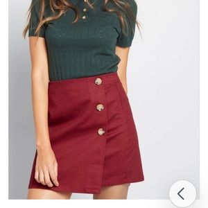 ModCloth grammar glam mini skirt size 22